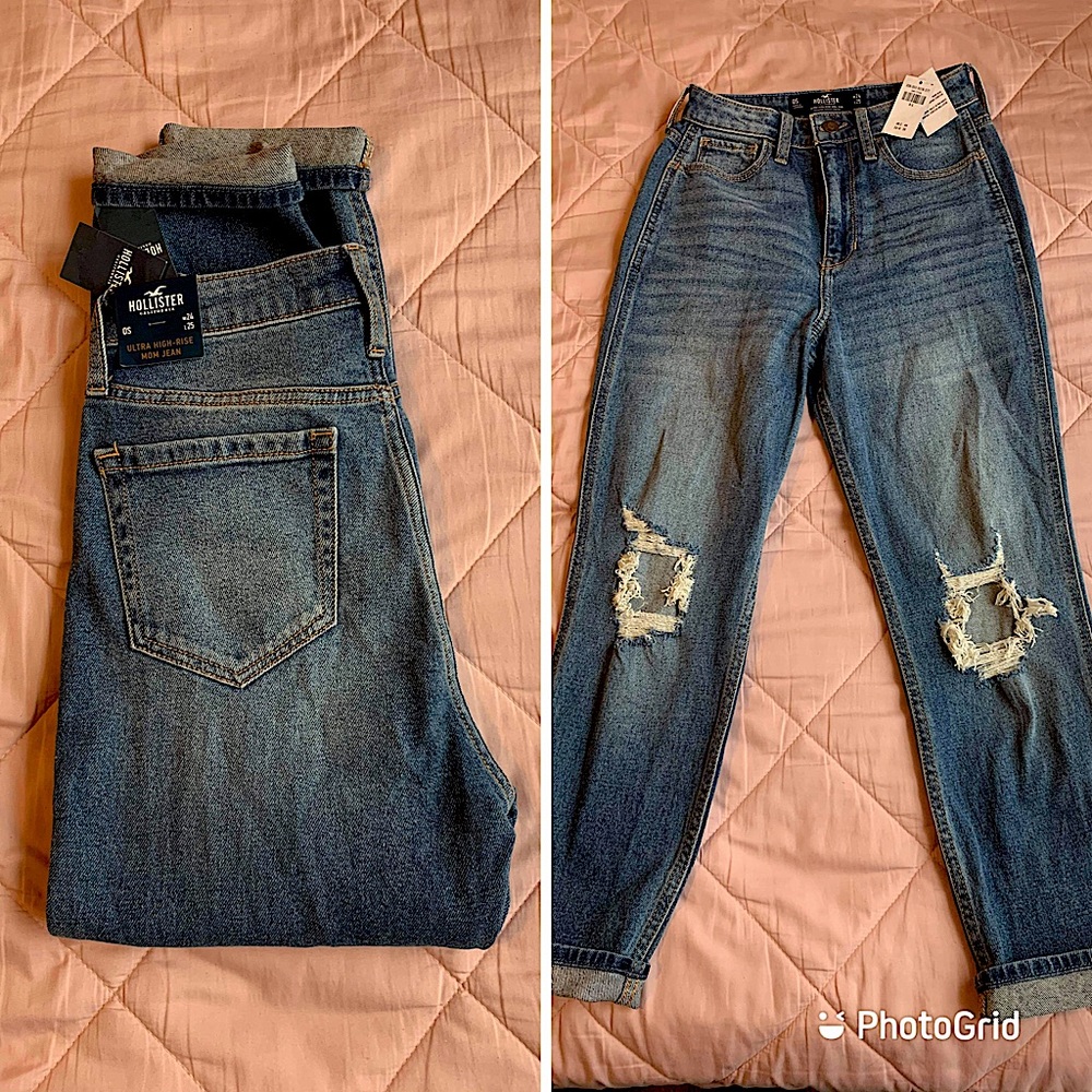 Ultra high-rise mom jeans